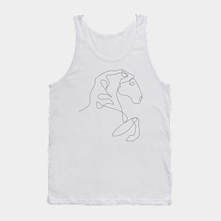 Horse line art #5 Tank Top